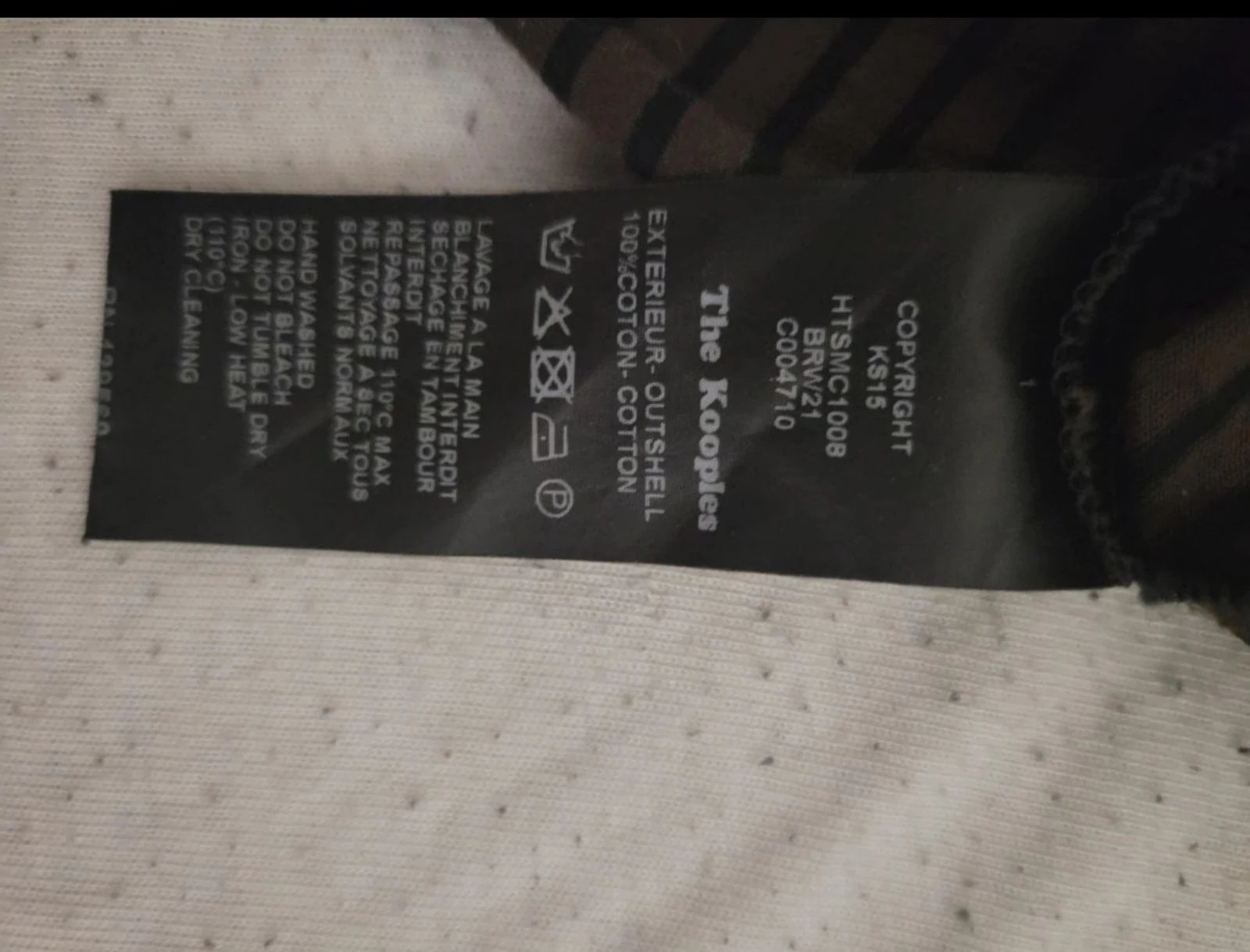 T-shirt listrado leve the kooples t M-L – photo 5